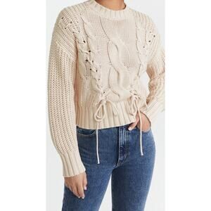 525 Cotton Cable Sweater Size S